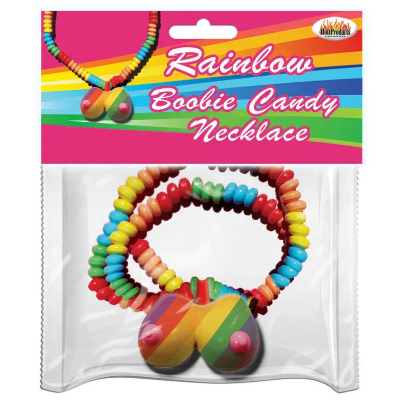 Rainbow Boobie Candy Necklace - MyPleasure