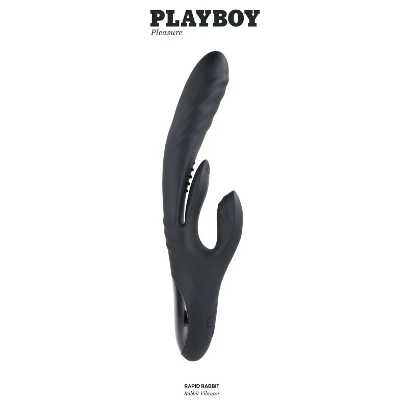 Rapid Rabbit - Vibrator - Black - MyPleasure
