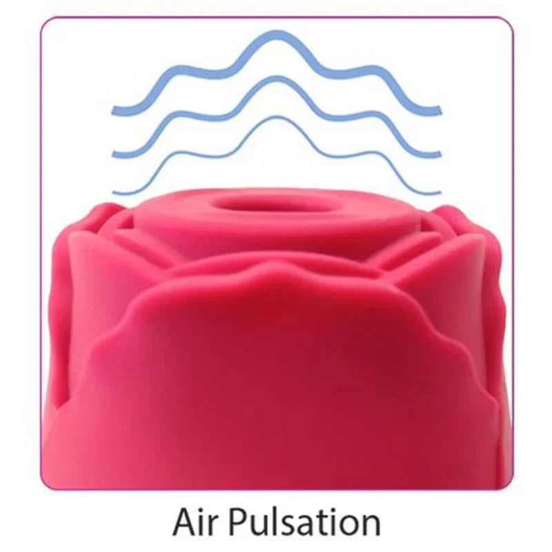 Rose Suction Stimulator - Red - MyPleasure