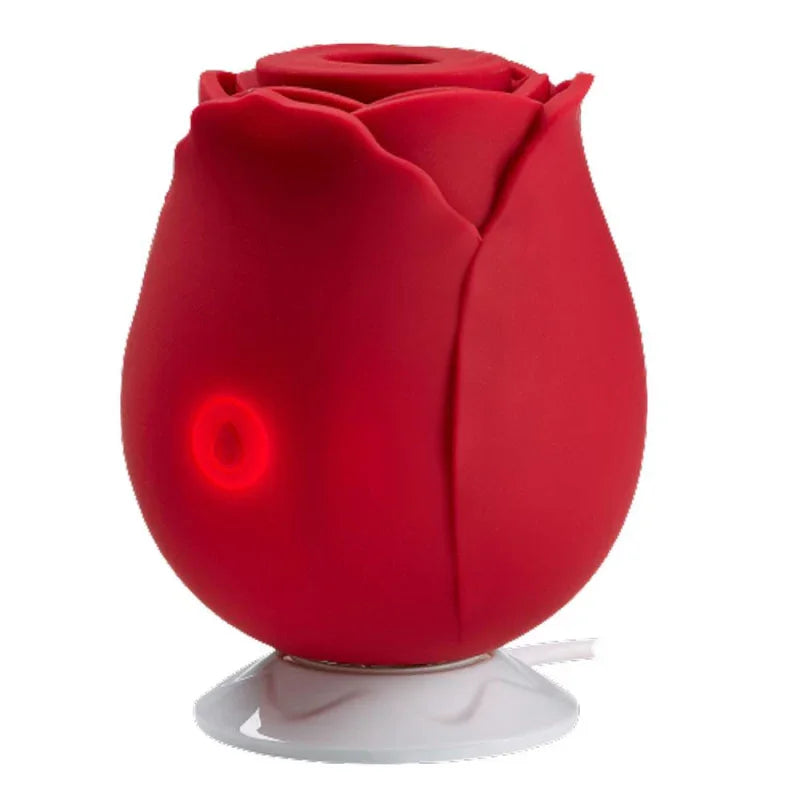 Rose Suction Stimulator - Red - MyPleasure