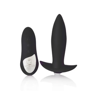 Sensuelle Remote Control Rechargeable 15 Function Mini Plug - Black