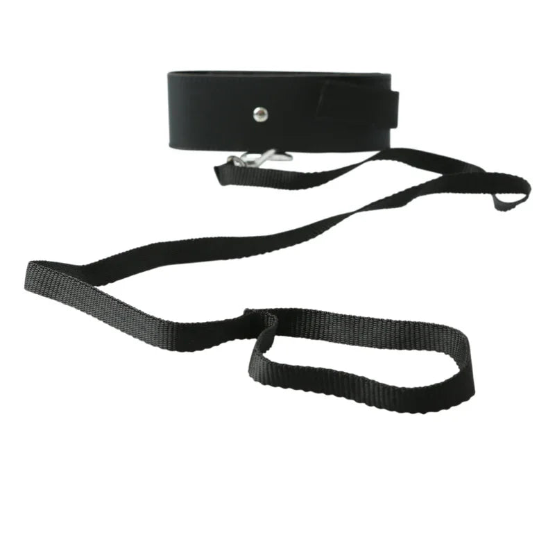 Sex and Mischief Leash and Collar - Black - MyPleasure