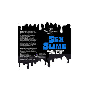 Sex Slime Creature Lube Waterbased Lubricant 2oz - Blue - MyPleasure