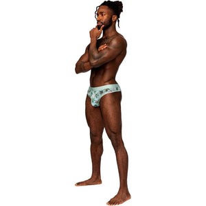 Sheer Print - Sheer Thong - Large/x-Large - Flamingo - MyPleasure