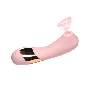 Shegasm Tickle Tickling Clit Stimulator With Suction - Pink - MyPleasure