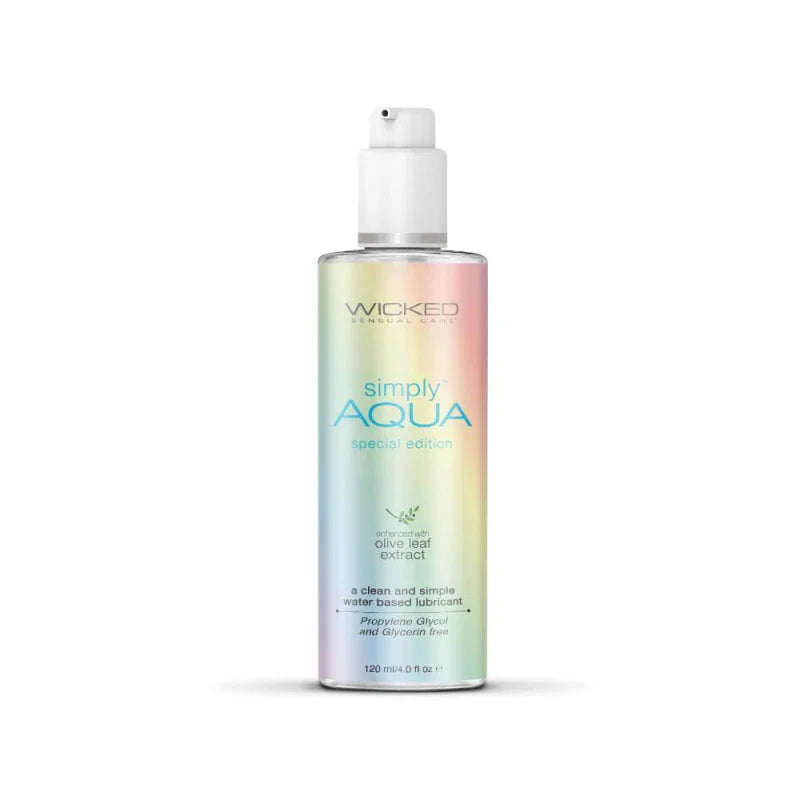 Simply Aqua Water Based Lubricant - 4 Fl Oz/ 120ml Special Edition - MyPleasure
