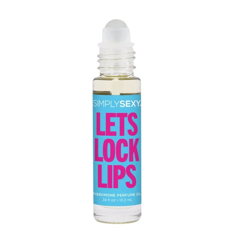 Simply Sexy Pheromone Perfume Oil Lets Lock Lips Roll on .34 Oz - MyPleasure