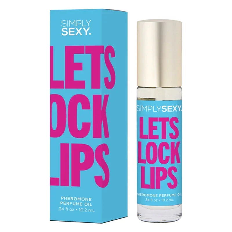 Simply Sexy Pheromone Perfume Oil Lets Lock Lips Roll on .34 Oz - MyPleasure
