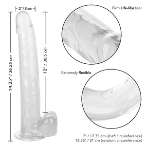 Size Queen 12 inch/30.5 Cm - Clear - MyPleasure