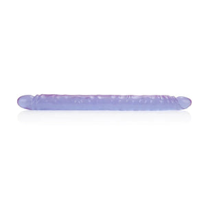 Slim Jim Duo 17 Inches Veined Super Slim Dong - Purple - MyPleasure