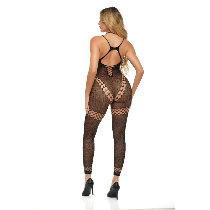 Take You There Bodystocking - One Size - Black - MyPleasure
