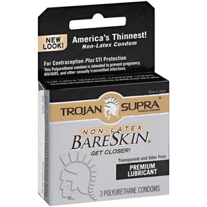 Trojan Supra Bareskin Polyurethane - 3 Pack