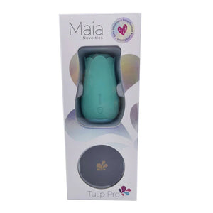 Tulip Pro 15-Function Suction Vibe With Wireless Charging - Teal Blue - MyPleasure