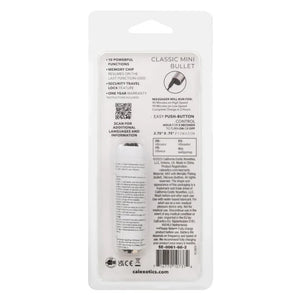 Turbo Buzz Classic Mini Bullet - Silver - MyPleasure