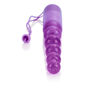 Vibrating Pleasure Beads - Purple - MyPleasure