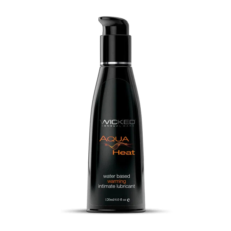 Wicked Aqua Heat Water Based Warming Lubricant 4.0 Oz - MyPleasure
