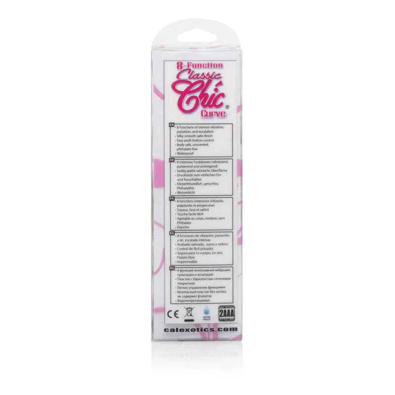 8 Function Classic Chic Curve - Black - MyPleasure