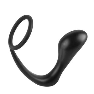 Anal Fantasy Collection Ass Gasm Cockring Plug - Black