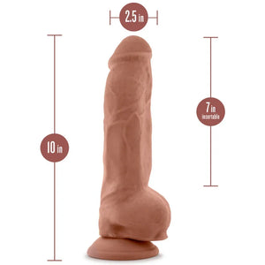 Au Naturel - Big Boy - 10 Inch Dildo - Mocha - MyPleasure
