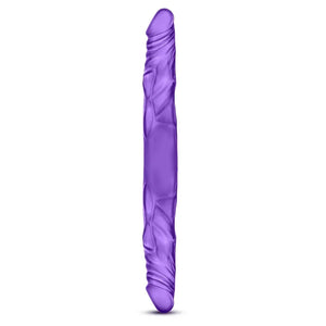B Yours 14" Double Dildo - Purple