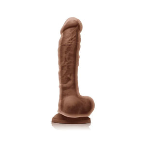 Colours - Dual Density - 8" Dildo - Brown - MyPleasure