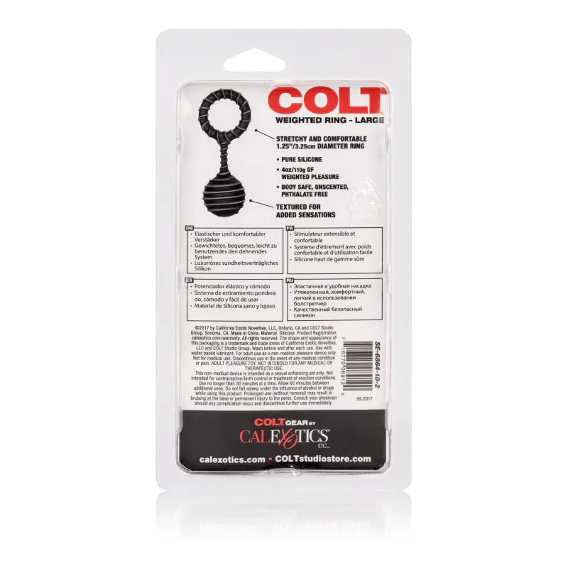 Colt Weighted Ring Large - MyPleasure