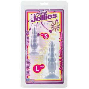 Crystal Jellies Anal Delight Trainer Kit - Clear