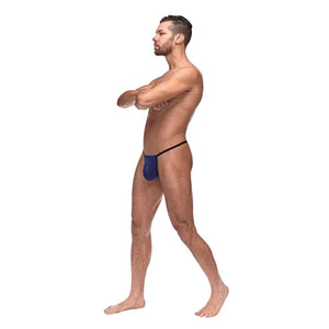 Diamond Mesh Posing Strap - One Size - Navy