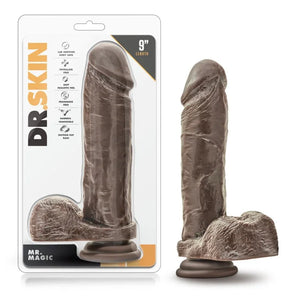 Dr. Skin - Mr. Magic - 9 Inch Dildo - Chocolate