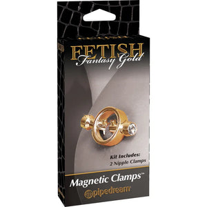 Fetish Fantasy Gold Magnetic Clamps - Gold - MyPleasure