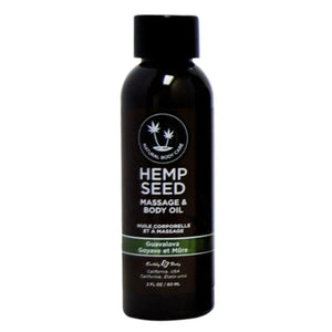 Hemp Seed Massage Oil - 2 Fl. Oz. - Guavalava - MyPleasure