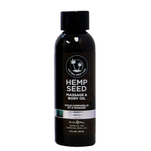 Hemp Seed Massage Oil - 2 Fl. Oz. - Lavender - MyPleasure