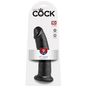 King Cock 9-Inch Cock Black - MyPleasure