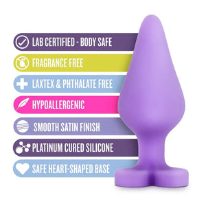 Naughtier Candy Hearts - Fuck Me - Purple - MyPleasure