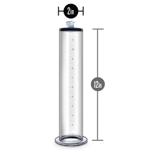 Performance - 12 Inch X 2 Inch Penis Pump Cylinder Clear