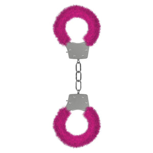 Pleasure Furry Handcuffs - Pink