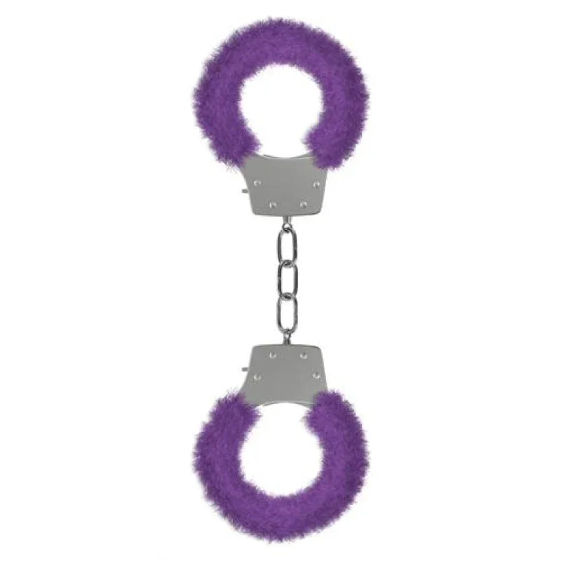 Pleasure Handcuffs Furry - Purple