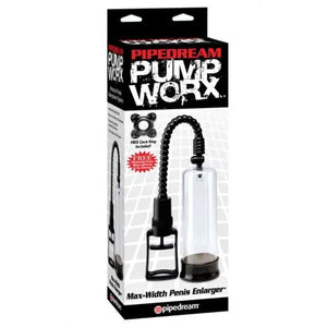 Pump Worx Max-Width Penis Enlarger - Black - MyPleasure