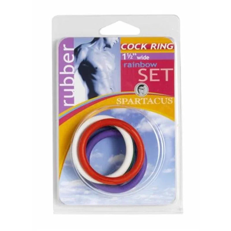 Rubber C-Ring Set - 1.5" - Rainbow