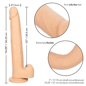 Size Queen 12 inch/30.5 Cm - Ivory - MyPleasure