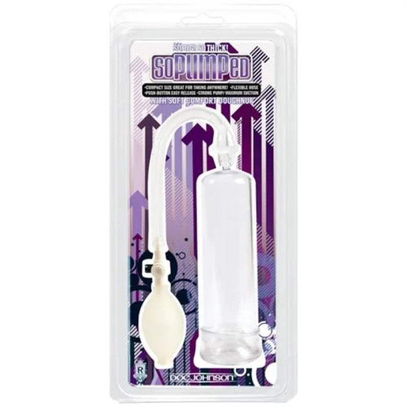 So Pumped Penis Pump Without Sleeve - Clear - MyPleasure