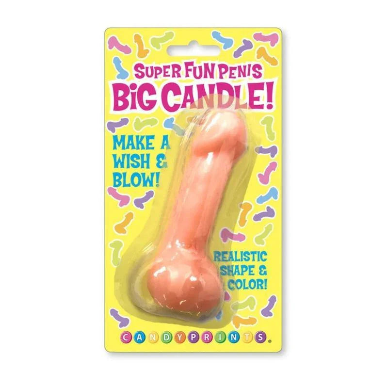 Super Fun Big Penis Candle - Pink - MyPleasure