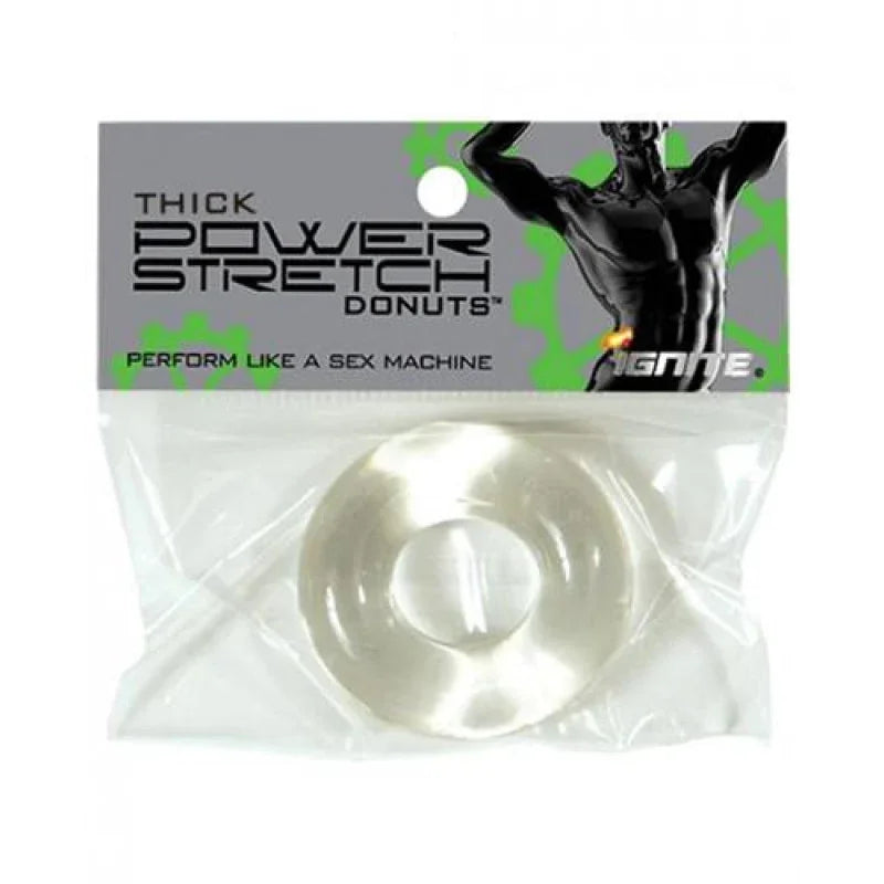 Thick Power Stretch Donuts - Clear