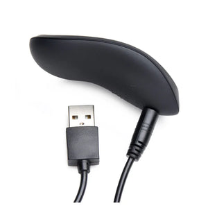 10x Mighty Rider Vibrating Strapless Strap-on Black