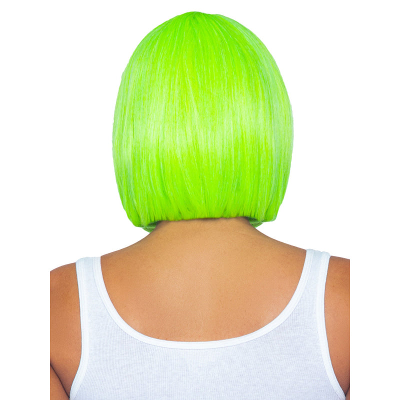 12 Inch Short Bob Wig - Neon Green