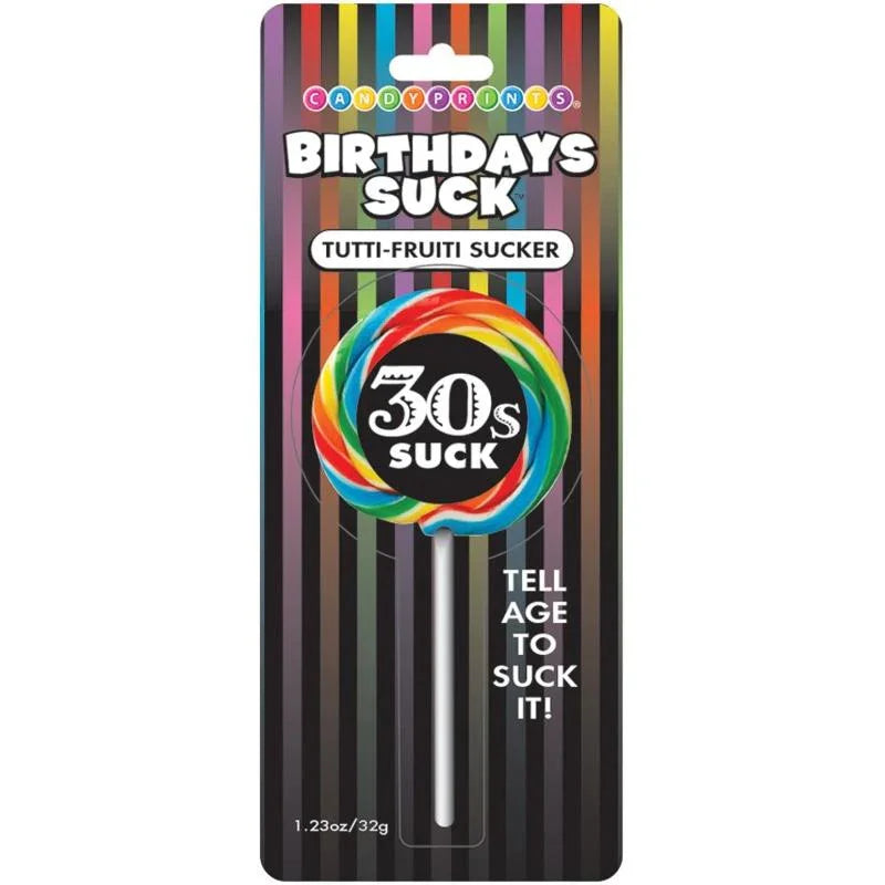 Birthdays Suck 30s Lollipop