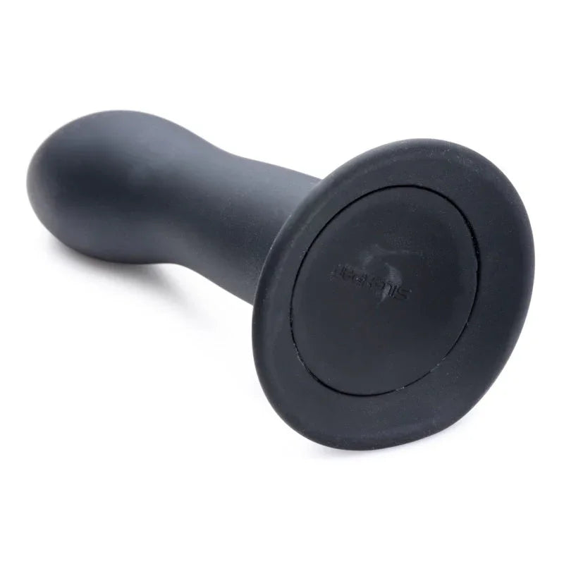 Squeezable Slender Dildo - Black