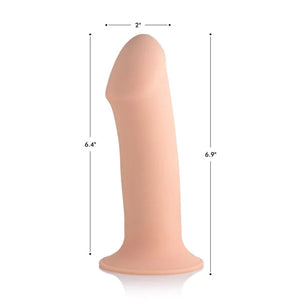 Squeezable Thick Phallic Dildo - Flesh