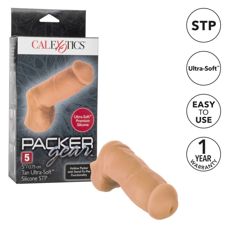 Packer Gear 5""/12.75 Cm Ultra-Soft Silicone Stp - Tan