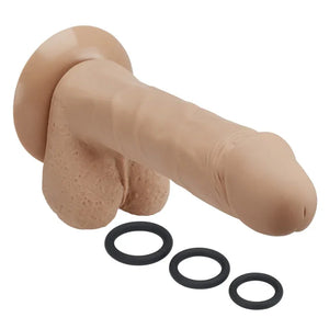Pro Sensual Series 8 Inch Silicone Pro Odorless Dong - Tan